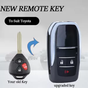 New Flip upgraded Remote Key Shell Fob 2005-2012 for Toyota Scion TC&XB, Rav4 3B - Picture 1 of 4