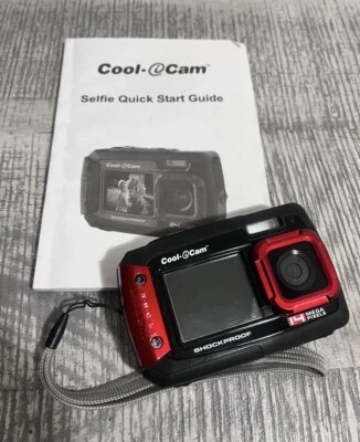 iON Cool-iCam Tough Waterproof Shockproof Digital Selfie Camera w/Dual View 14MP - Image 1 of 4