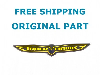 Jeep Grand Cherokee 2018 2019 2020 2021 emblema trasero Track Hawk 68444141AA Foto 1 de 4