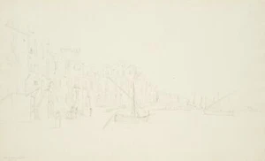 J. PEIPERS (1805-1878), Hafen von Forio auf Ischia, 1834, Bleistift Romantik - Picture 1 of 7
