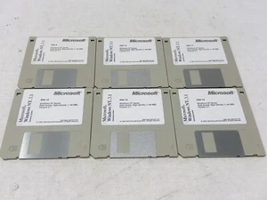 Microsoft Windows NT Series 3.1 High Density Floppy Disk 9-14 - Untested - Picture 1 of 8
