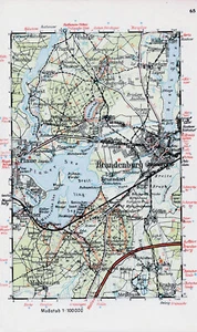RAB Brandenburg Plaue 1940 kl. orig. Karten Belzig Wiesenburg Niemegk Medewitz - Picture 1 of 2