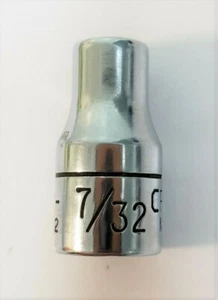CRAFTSMAN 7/32" 1/4 Drive, 6 Point SOCKET 43492 -VV- Series ☆USA Made - Imagen 1 de 7