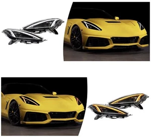 Luces Vette: faros LED C7 Corvette Morimoto C8-Style XB 2014-2019 - Imagen 1 de 12