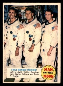 1969 OPC O-Pee-Chee Man on the Moon #30A First Manned Mission! EX