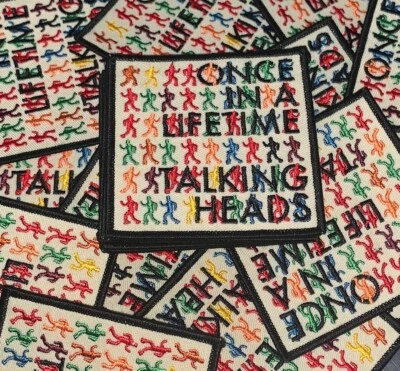 Talking Heads Patch - Once In A Lifetime David Byrne 80's band punk rock music - Image 1 of 2