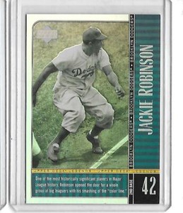 JACKIE ROBINSON 2000 UPPER DECK CENTURY LEGENDS #38/100 -DODGERS!!!