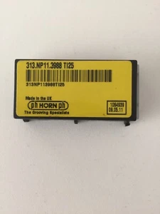 Bocina PH - 2 insertos de taladro de carburo ranura de molino nuevos 313.NP11.3988 T125 - Imagen 1 de 2