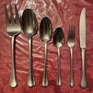 Cuchillo de cena Dansk ESCAPADE CHOICE 18/10, cucharadita, cuchara para servir tenedor ensalada etc. - Imagen 1 de 6