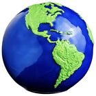 2022 Barbados $5 BLUE MARBLE GREEN PLANET EARTH Spherical 3oz Coin IOP w/ COA