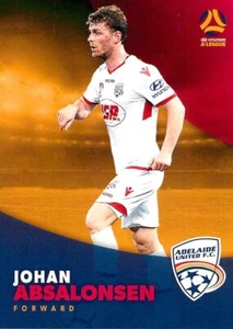 2017 2018 ADELAIDE UNITED A-League Card JOHAN ABSALONSEN - Foto 1 di 2