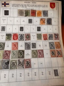111 Stamps from Finland mix of used & MH - oldest predate independence of Russia - Picture 1 of 10