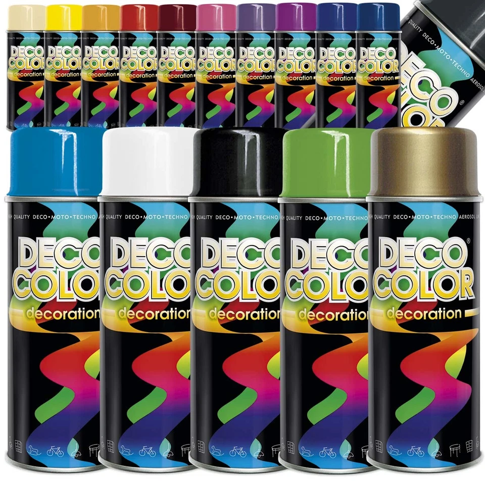 Deco Color Lackspray nach RAL Sprühfarbe Sprühlack Spraydose Lack Farbe 400ml  - Bild 1 von 1