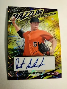 Justin Armbruester 2023 Leaf Vivid Baseball True 1/1 Auto RC Orioles - Picture 1 of 2
