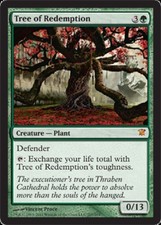 1x Tree of Redemption Light Play, English Innistrad MTG Magic