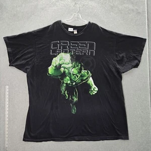 Justice League America Men Shirt 5XLT Black Y2K Green Lantern Short Sleeve Tee - Picture 1 of 9