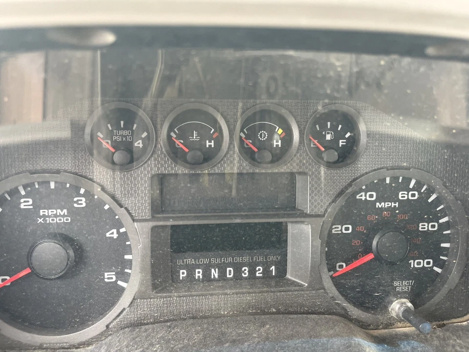 Ford F250 F350 Super Duty 2008 2009 2010 diésel MPH cuadro de instrumentos fabricante de equipos originales Foto 1 de 1