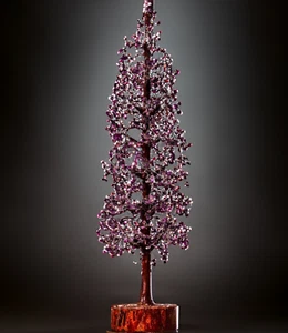 76CM Blue Amethyst Chips Stone Tree Chakra Balance Crystal Healing Gemstone Tree - Picture 1 of 12