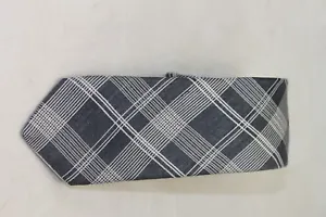 Ted Baker London men's tie Skinny 2.5 inches Gray Plaid $95 - Picture 1 of 3
