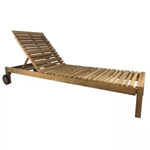 Tempo Style -Lettino Prendisole con Schienale Regolabile in Legno Teak Elafonisi - Bild 1 von 18