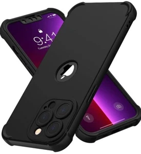 iPhone 13 Pro Case 360 Shockproof with [2 x Tempered Glass Screen Protector - Picture 1 of 7
