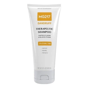 8 oz Dandruff Treatment Shampoo with 3% Coal Tar – Relieves Itchy Scalp - Picture 1 of 10