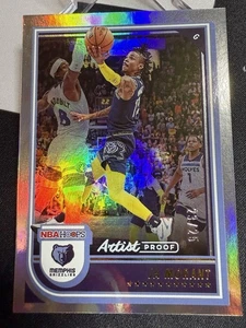 2022-23 Panini NBA Hoops Ja Morant Artist Proof 23/25 Memphis Grizzlies - Bild 1 von 3
