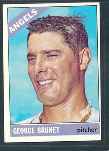 1966 Topps #393 GEORGE BRUNET California Angels ~ VG-EX - Bild 1 von 2
