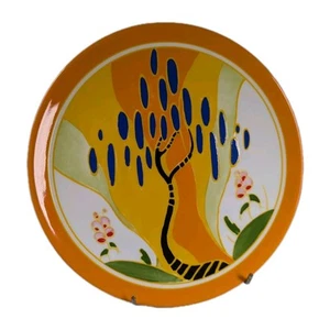 CLARICE CLIFF WINDBELLS BY WEDGWOOD 1994 SIDE / DISPLAY PLATE DIAMETER L30B - Foto 1 di 6