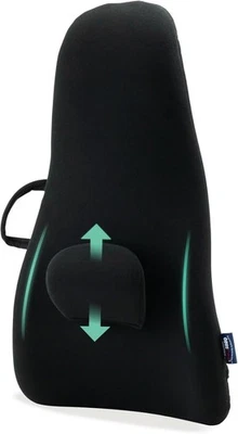 Soporte de respaldo alto - Cojín de asiento acolchado extra alto y soporte lumbar... Foto 1 de 4