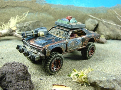 Gaslands 1967 Chevelle SS 396 Custom Hot Wheels Diecast 1/64 Mad Max AutoKill Foto 1 de 4