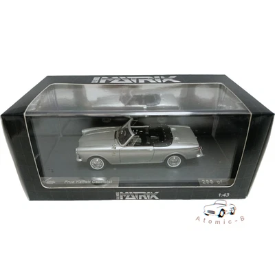 Matrix 1:43 Opel Fura Kadett 1964 silver 2 door convertible modified car model - Image 1 of 4
