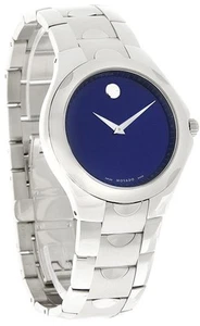 Movado Luno Sport Blue Dial Steel Men's Watch - 0606380 - Picture 1 of 1