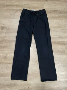 Old Navy Boys Youth Sz XL (14-16) Black Ripstop Outdoor Pants Tech Straight - Picture 1 of 8