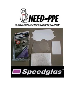 π 3M Speedglas Adflo 9100XXI FX Large Spare Lens Grinding Filter Service Kit - Picture 1 of 6