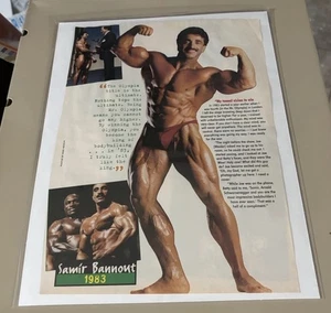 Samir Bannout Mr. Olympia Beach 1983 Mr. Olympia Profile Bodybuilding Photo - Picture 1 of 1