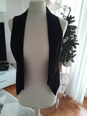 NEU Zara Damenweste schwarz festlich Gr. S, NP 27,95€ - Bild 1 von 4