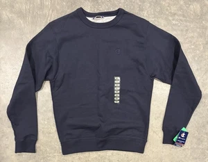 Neu mit Etikett Champion Powerblend Sweatshirt Pullover mit Rundhalsausschnitt Herren Small marineblau - Bild 1 von 8