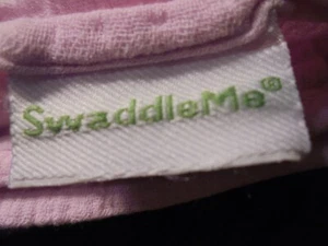'Swaddle Me' Cotton Muslin Swaddle Blanket Pink Cotton Nursery 32x34" Decor  121 - Picture 1 of 4