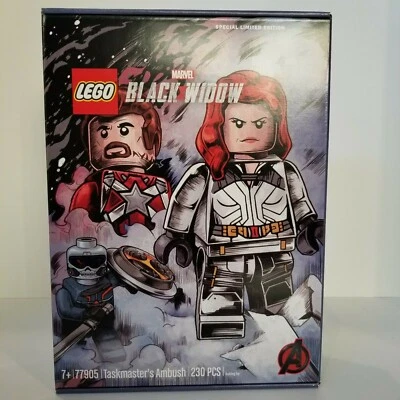 Retired Lego Marvel Avengers Black Widow Taskmaster's Ambush 77905 SDCC Excl 20 - Image 1 of 4