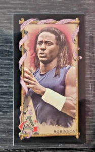 2023 Topps Allen & Ginter Denard "Shoelace" Robinson Mini Black Border #202 SP - Picture 1 of 2