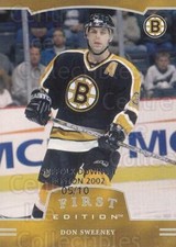 2002-03 BAP First Edition Suffolk Downs #163 Don Sweeney