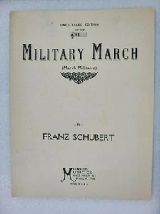 "Marcha militar"" marcha militar de Frank Schubert 1932 partitura musical vintage" - Imagen 1 de 4