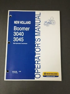 New Holland Boomer 3040 3045 Manual del propietario del operador 87477122 4/08 ORIGINAL OEM - Imagen 1 de 3