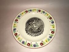 Staffordshire Creamware Plate Plenty Transfer Ca. 1810