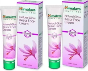 2 X HIMALAYA NATURAL GLOW KESAR FACE CREAM SAFFRON FACE CREAM 50gX 2 Pack - Picture 1 of 3