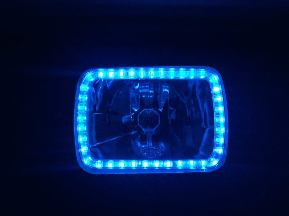 Mini Truck Halo Angel Eye Headlights for Toyota Celica Supra Surf 4Runner Hilux - Image 1 of 1