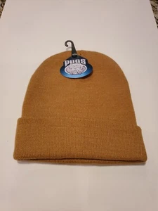 Pugs Gear Knit Beanie New With Tag!! Brown - Picture 1 of 2