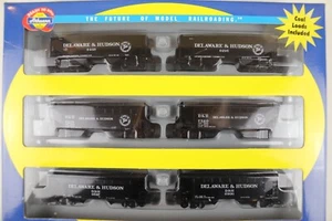 Athearn HO #91184 Delaware & Hudson 34’ 2 Bay Hopper (offset) (6 Pack) - Picture 1 of 3