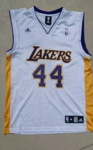 LA Lakers Jerry West NBA Adidas Jersey Unisex Size M-L Inked Very Good Condition - Picture 1 of 7